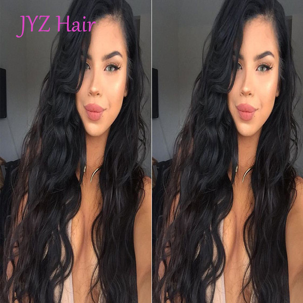 Glueless Lace Front Human Hair Wigs With Baby Hair 8''-24'' Loose Wave Wig Brazilian Indian Peruvian Malaysian Full Lace Hair Wigs