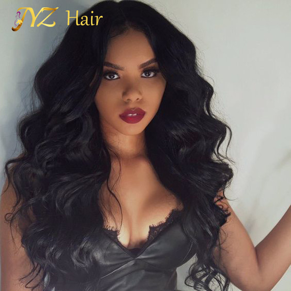 JYZ 130% Density Loose Curly Full Lace Human Hair Wigs Malaysian Virgin Lace Front Wigs Loose Wave Human Hair Wigs With Baby Hair