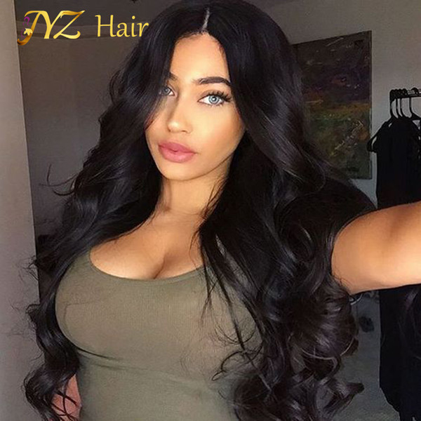 JYZ Brazilian Virgin Hair Wigs Full Lace Human Hair Wigs For Black Women Body Wave Full Lace Front Wigs Brazilian Virgin Hair