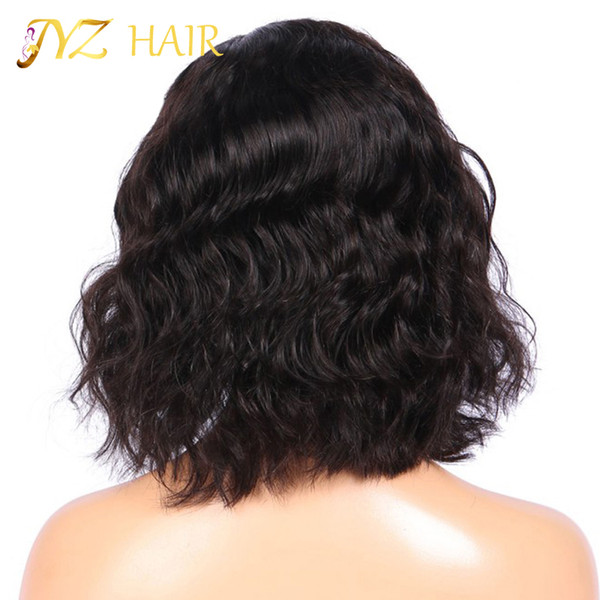 JYZ Top Quality Brazilian Wet and Wavy Human Hair Wigs Brazilian Water Wave Lace Front Wigs Glueless Full Lace Wigs Bleached Knots