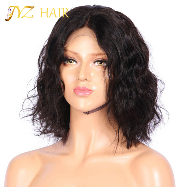 JYZ 100% Virgin Lace Front Human Hair Wigs Baby Hair PrePlucked Natural Hairline Full Lace Wigs Body Wave Brazilian Wig For Black Women