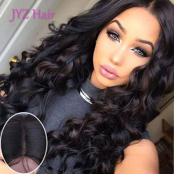 100% Malaysian Peruvian Brazilian Virgin Human Hair 8-24 inch In Stock Deep Wave Glueless Full Lace Wig/ Lace Front Wigs