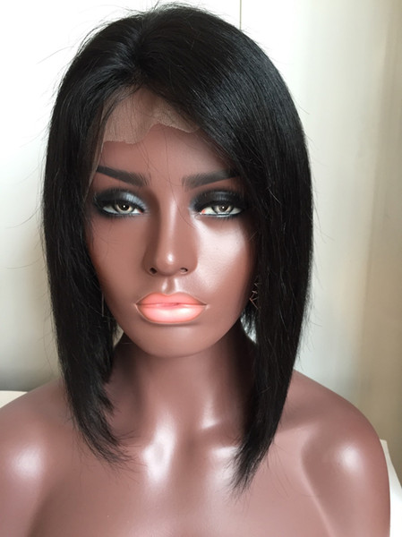 Human Hair Lace Wigs Straight Bob wig lace front wigs for black women short lace front wig brazilian virgin hair straight wigs