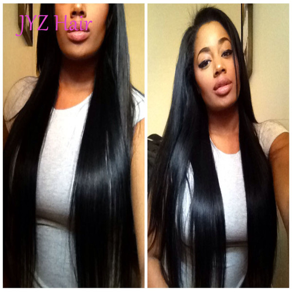 Great Quality Full Lace Wigs Indian Brazilian Straight Virgin Human Hair Lace Front Wigs Fashion Straight Hair With Adjustable Strands