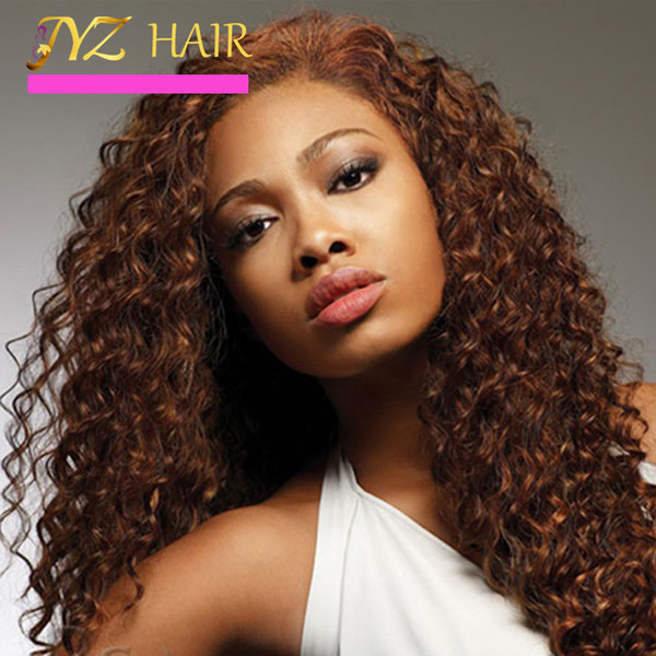 JYZ Glueless Full Lace Human Hair Wigs Deep Wave Virgin Hair Lace Front Wig Deep Curl Full Lace Human Hair Wigs