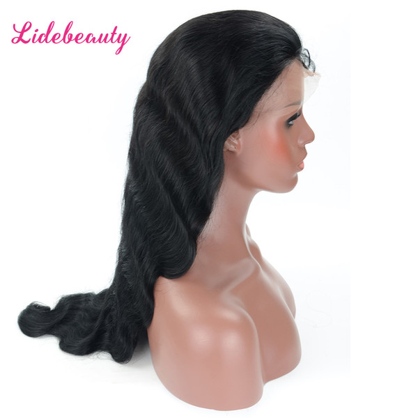 Peruvian Virgin Human Hair Lace Front Wigs with Baby Hair Glueless Body Wave 130% Density Full Lace Wigs for Black Women