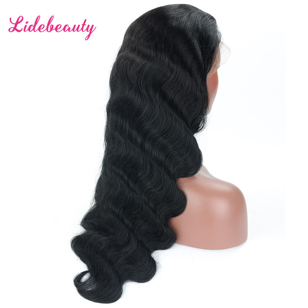 Malaysian Virgin Human Hair Lace Front Wigs with Baby Hair Glueless Body Wave 130% Density Full Lace Wigs for Black Women