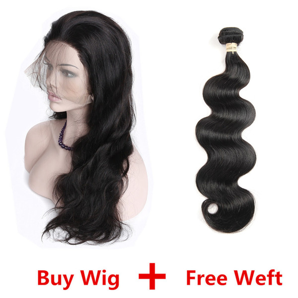 Pre Plucked Lace Front Wigs with Baby Hair Body Wave Human Hair Wigs for Black Women Peruvian Hair Lace Frontal Wigs with Bundle 130 Density