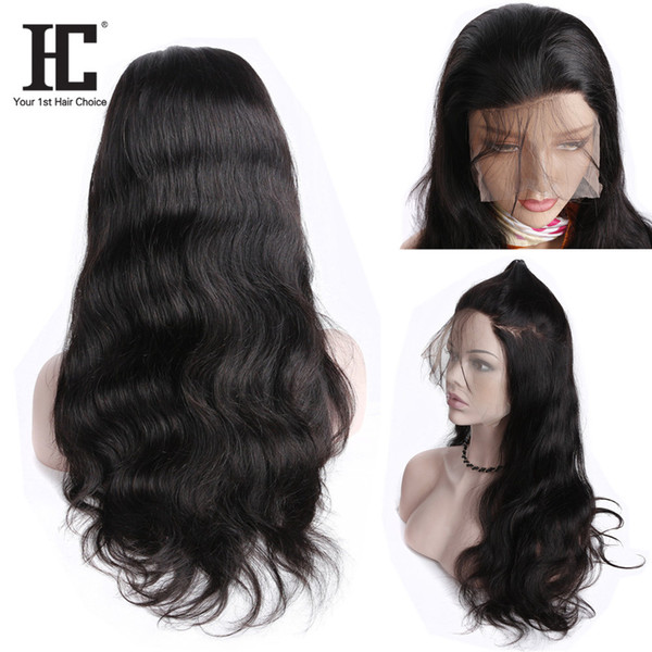 360 Full Lace Human Hair Wigs Brazilian Body Wave Lace Frontal Wigs for Black Women Per Plucked 150% Density Brazilian Virgin Hair Wigs