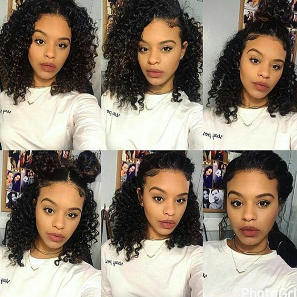 Lace Front Human Hair Wigs For Black Women Pre Plucked 150% Density Peruvian Curly Human Hair 13x4 Lace Front Wigs Deep Wave Loose Wave