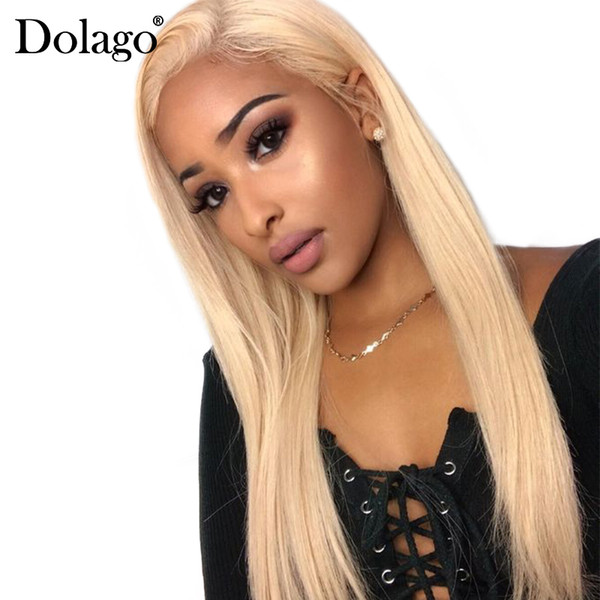 613 Lace Front Human Hair Wigs Bob Honey Blonde 130% Straight 13X4 Lace Frontal Wig Pre Plucked With Baby Hair Full