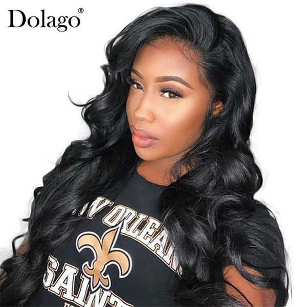 200% Density Body Wave Wig 360 Lace Frontal Wig With Baby Hair Pre Plucekd Brazilian Full Ending Lace Front Human Hair Wigs