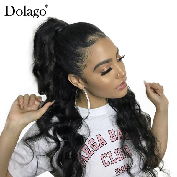 Glueless Full Lace Human Hair Wigs For Black Women Full Lace Wig Human Hair With Baby Hair Brazilian Loose Wave Lace Wig