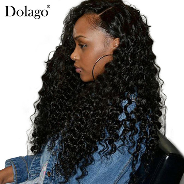 Deep Wave Human Hair Wigs 13X6 Lace Front Wig For Black Women 150% Density Brazilian Remy Hair Dolago