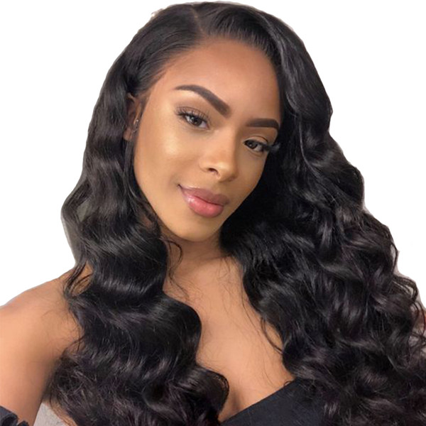 Loose Wave Lace Front Human Hair Wigs For Black Women 250% Density Brazilian Hair 13X6 Lace Frontal Wig Pre Plucked Dolago Remy