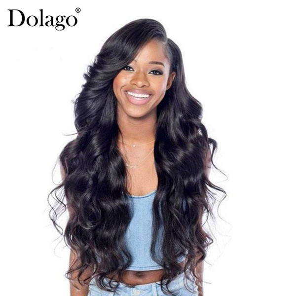 Full Lace Human Hair Wigs For Black Women Body Wave Brazilian Full Lace Wig With Baby Hair 250% Density Lace Hair Wig