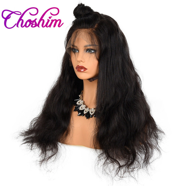 Choshim Slove Brazilian Full Lace Human Hair Wigs For Black Women With Baby Hair Remy Human Hair Body Wave Wigs 