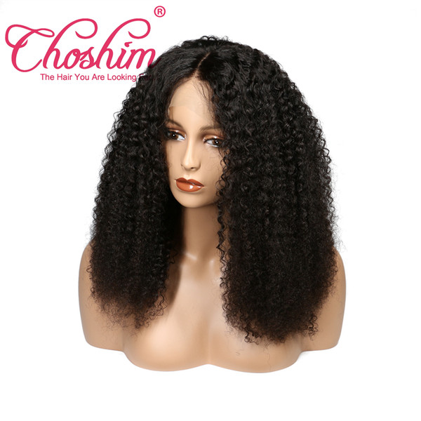 Slove Glueless Kinky Curly Lace Front Human Hair Wigs For Black Women Pre Plucked Brazilian Remy Hair Bleached Knot