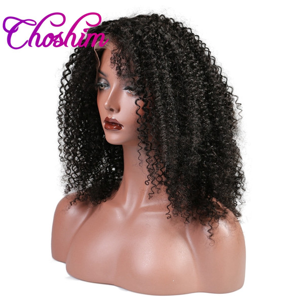 Choshim 150% Density Lace Front Human Hair Wigs For Black Women Brazilian Afro Kinky Curly Remy Hair Lace Wigs With Baby Hair KL