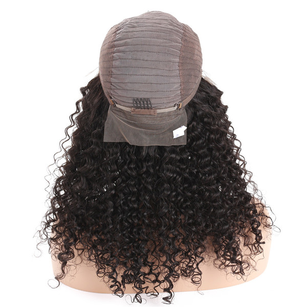 Lace Front Wig Human Hair Wigs For Women Pre Plucked Peuvian Kinky Curly Remy 150% Density Lace Frontal Wigs Full End