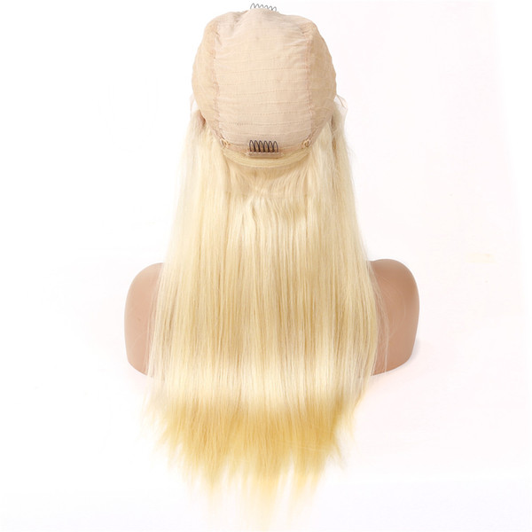 613 Blonde Lace Frontal Wig Human Hair With Baby Hair Straight Lace Front Wigs Remy Human Hair Wig For Women Pre plucked Hairline