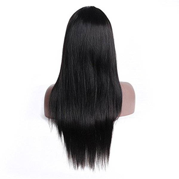 Alot Straight Full Lace Wigs Human Hair With Baby Hair Glueless Peruvian Straight Remy Pre Plucked Human Hair Wigs For Black Women