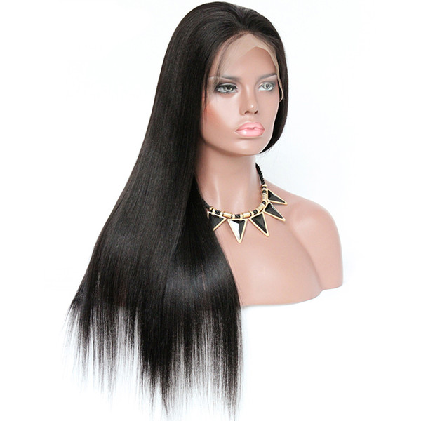 Malaysian Straight Hair Lace Front Wigs Human Hair Pre Plucked With Baby Hair Glueless Lace Wig Remy Lace Frontal Wig For Women