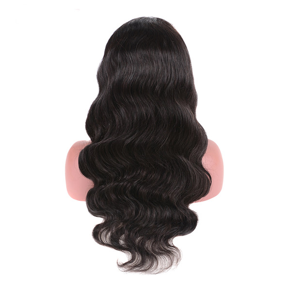 Pre Plucked Body Wave 360 Lace Frontal Wigs With Baby Hair 130-150% Density Malaysian Lace Front Human Hair Wigs For Black Women