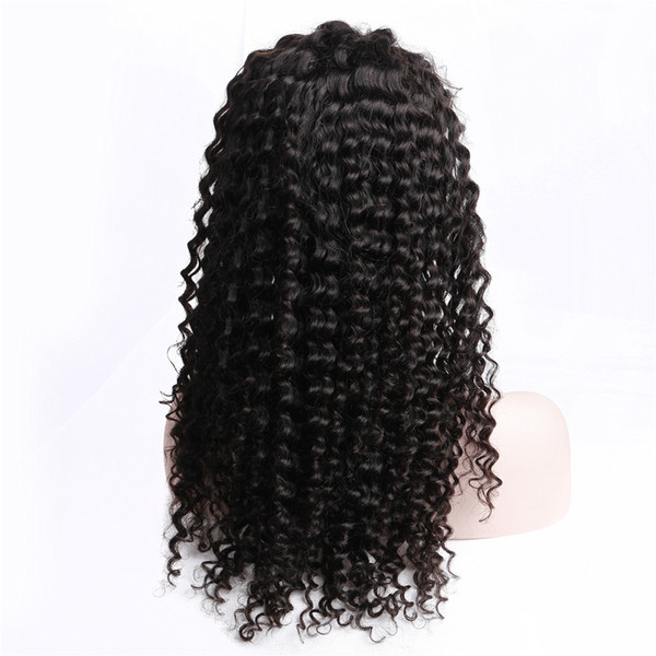 Deep Wave 360 Lace Frontal Wigs For Women Pre Plucked With Baby Hair Malaysian Remy Human Hair Lace Front Wig Natural Hairline