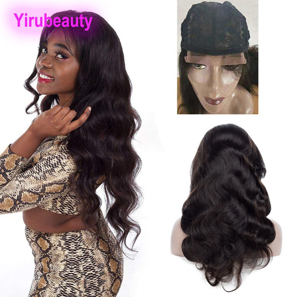 Peruvian Body Wave 3 Bundles With 4X4 Lace Closure Wig Free Part Unprocessed Human Hair Lace Wigs 4X4 Closure Body Wave 8-26inch