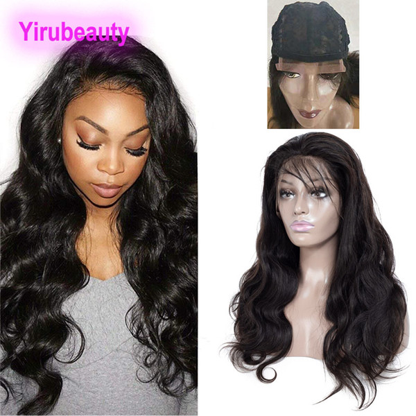 Brazilian Virgin Hair 4X4 Lace Closure Wigs Natural Color Human Hair 4X4 Lace Closure Wigs 8-26inch Body Wave 4*4 Closure Wig