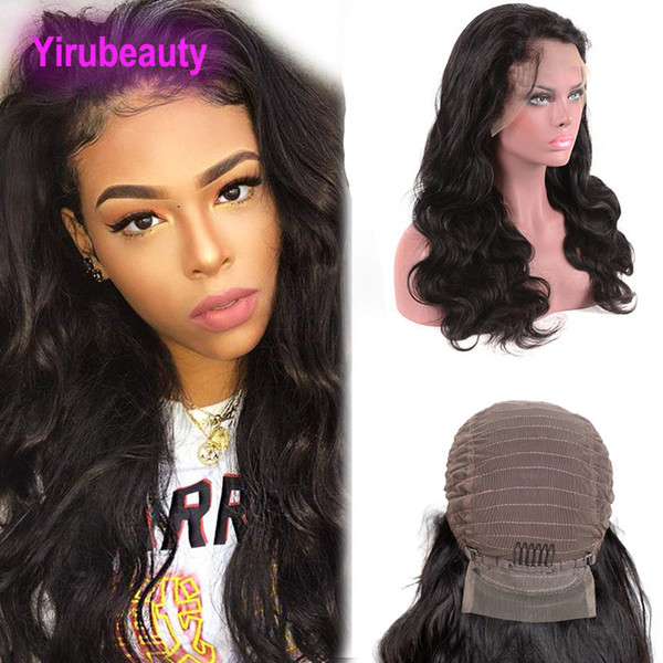 Malaysian Lace Front Wigs 8-30inch yiruhair Pre Plucked Lace Front Wig With Natural Hairline Body Wave Natural Color Cambodian Hair Products