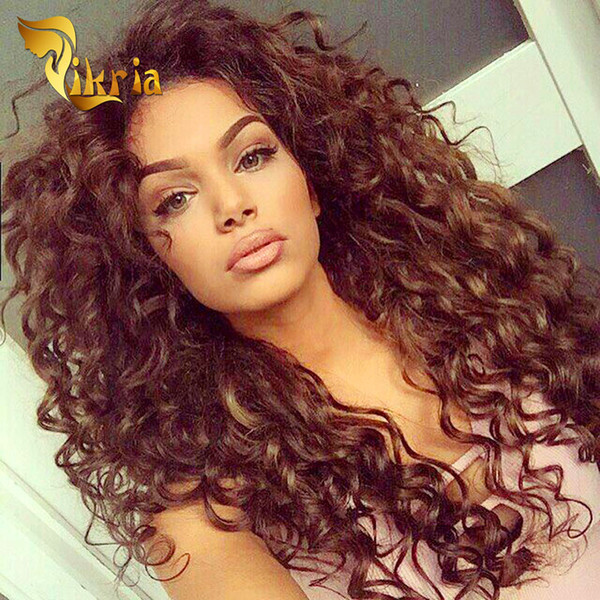 Malaysian Peruvian Virgin Hair Glueless Full Lace Human Hair Wig Brazilian Indian Deep Wave Virgin Hair Lace Front Wigs For Black Women