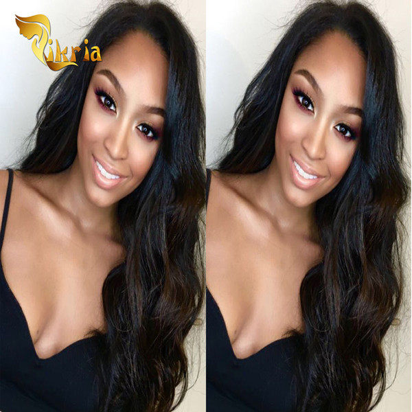 Human Hair Silk Base Full Lace Wigs With Bangs Body Wave Hair Weaves Indian Peruvian Malaysian Brazilian Virgin Hair Lace Front Wigs