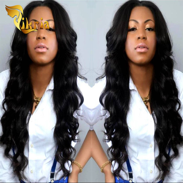 2017 New Brazilian Hair Products Glueless Malaysian Indian Peruvian Virgin Hair Body Wave Lace Front Wig/Full Lace Human Hair Wigs