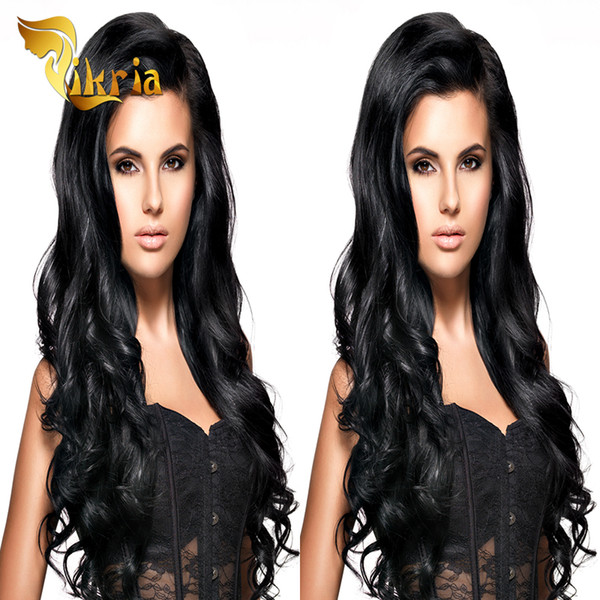 Body Wave Lace Front Wig Natural Color Hair Peruvian Brazilian Indian Malaysian Non Remy Hair Full Lace Wigs with Baby Hair