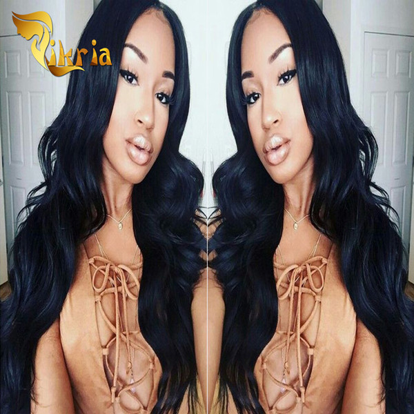 Peruvian Brazilian Indian Malaysian Natural Color Full Lace Human Hair Wigs With Baby Hair Lace Front Human Hair Wigs Pre-Plucked Hairline