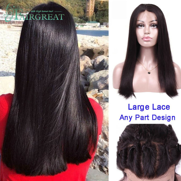 Malaysian Full Density 360 Lace Frontal Wig Remy Straight Wigs 360 Lace Front Human Remy Hair Wigs For Women