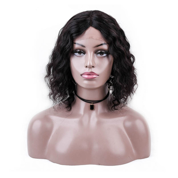 Malaysian Short Lace Front Human Hair Wigs Natural Curly Brazilian lace front human hair wigs 100% human hair wig tangle free