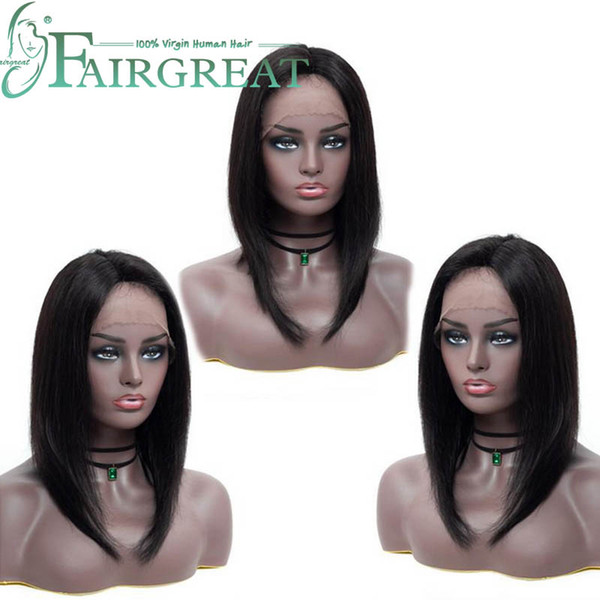 Indian Human Hair Wigs Short Bob Lace Front Human Hair Wigs With Baby Hair Lace Front Wigs For Black Women Free transportation