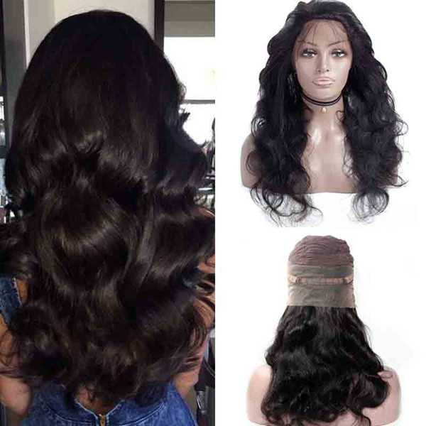 Brazilian 360 Lace Frontal Wig Brazilian Remy Straight Wigs Body Wave Wig Lace Front Human Hair Wigs For Black Women Remy Hair