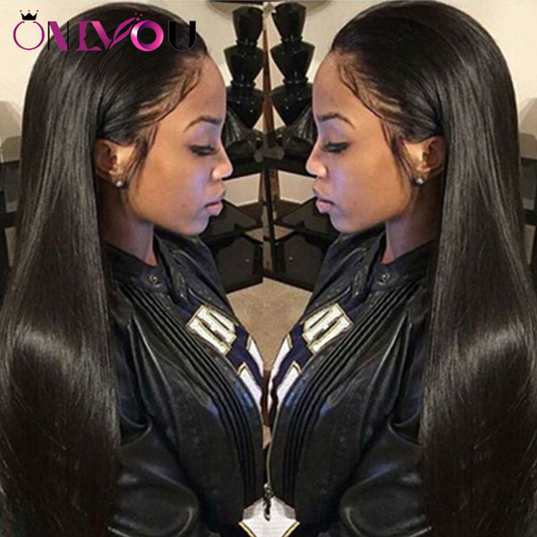 Brazilian Straight Human hair Lace Front Wigs Adjustable Full Lace Human hair Wigs For Black Women Wholesale Brazilian Virgin Hair Vendors