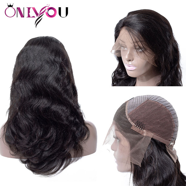 Brazilian Body Deep Wave Full Lace Human Hair Wigs Cheap Peruvian Lace Front Wigs For Black Women Girl Raw Indian Remy Virgin Hair