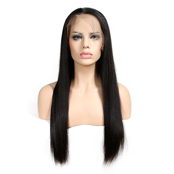 Slove Hair 360 Lace Wigs Brazilian Virgin Human Hair Weaves Human Hair Lace Wigs For Black Women Straight 150% Density