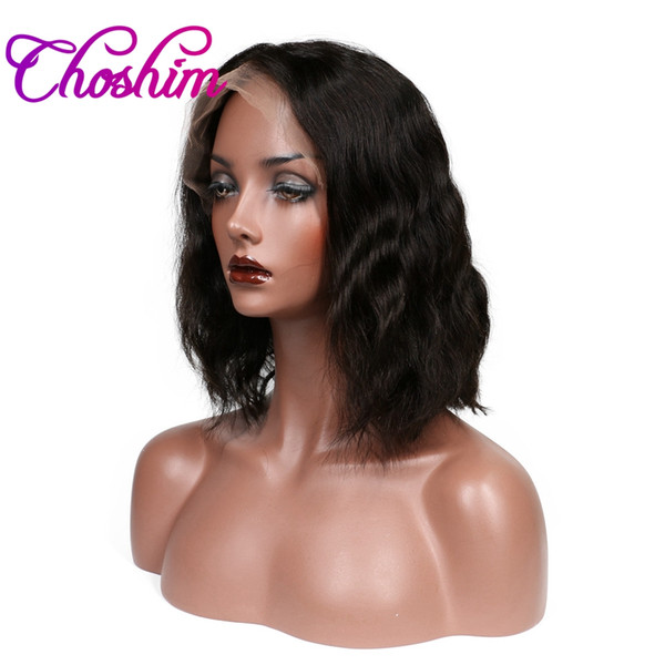 Choshim KL Pre Plucked Lace Front Human Hair Wigs Bob 8