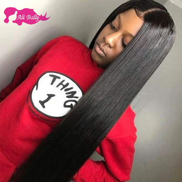 Lace Front Human Hair Wigs For Black Women 9A Mink Brazilian Virgin Hair Glueless Pre Plucked DHgate Brazilian Ramy Straight Lace Front Wig