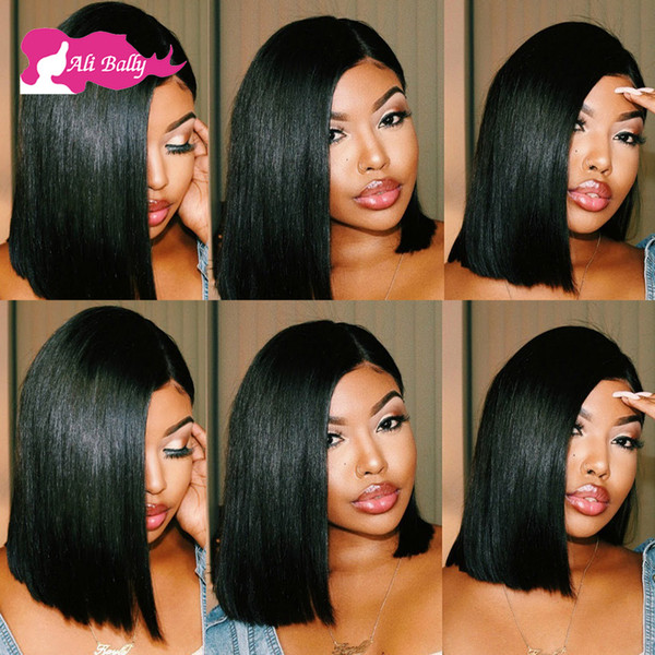 Short human hair lace front wigs For Black Women With Pre-Plucked Hairline Brazilian Remy Hair DHgate 613 Lace Front Human Hair ombre Wigs