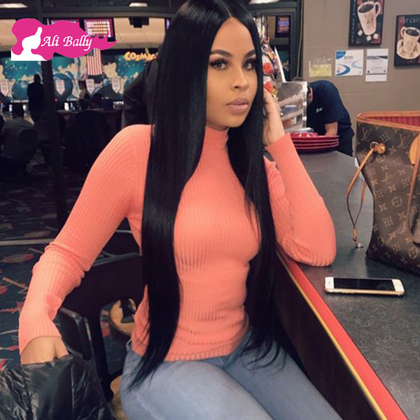 Brazilian Straight Lace Front Human Hair Wigs For Black Women Remy Lace Front Wig Pre Plucked With Baby Hair Perruques de cheveux humains