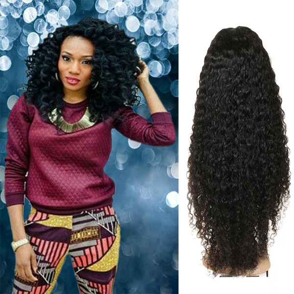 100% Unprocessed Human Hair 360 Full Lace Wigs With Baby Hair Deep Wave Brazilian Human Wig For Black Women