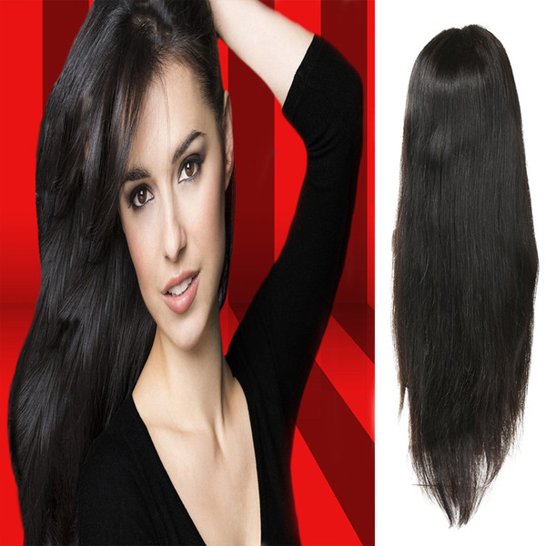 Peruvian Straight 360 Full Lace Human Hair Wigs With Baby Hair 130% Density Indian Human Hair Wigs For Black Women